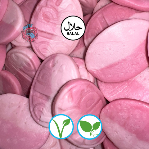 Bubs Wild Strawberry and Pomegranate Ovals
