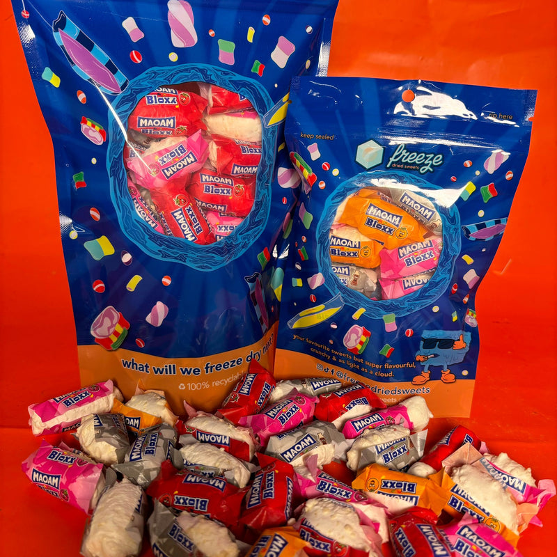 Maoam Bloxx x10 - Freeze Dried Sweets - Gluten & Dairy Free– Sweet
