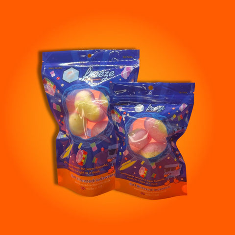 Hard Rhubarb and Custards 4 Pieces  - Freeze Dried Sweets