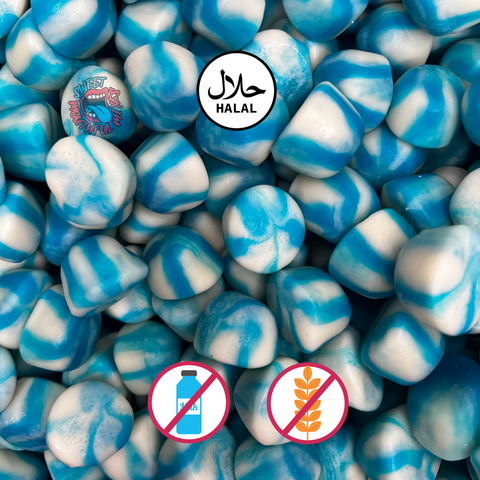 Just Blue Raspberry Twist Kisses