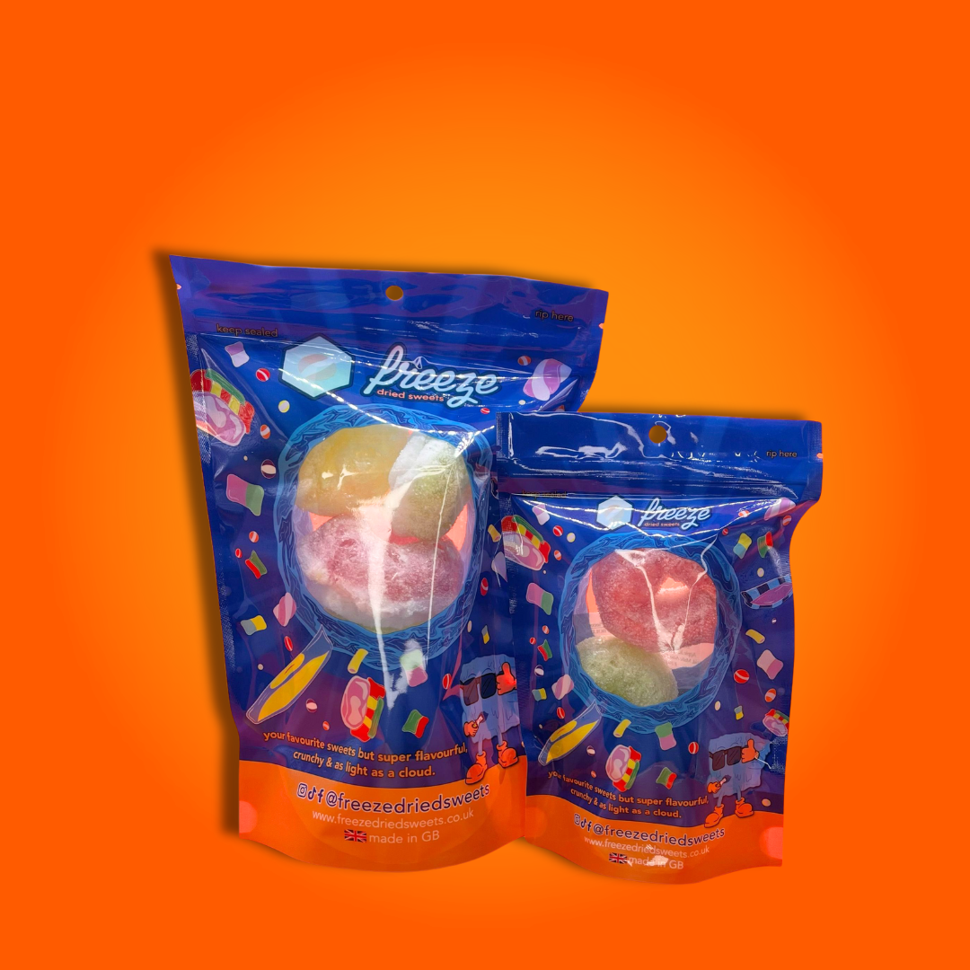 Fizzy Rainbow Rings 50g - Freeze Dried Sweets - Halal– Sweet Mouthful Mixes