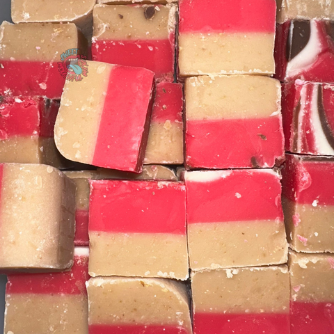 Strawberry Cheesecake Fudge