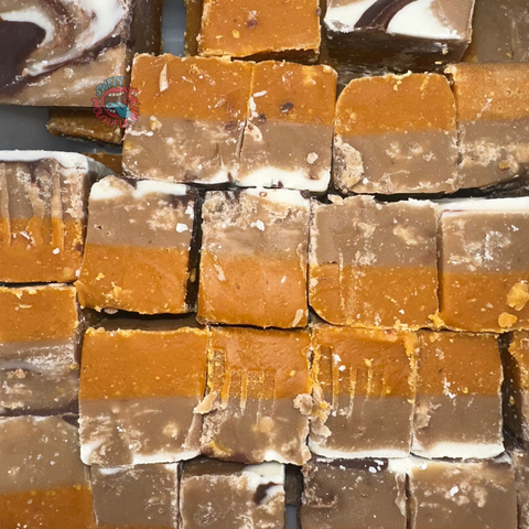 Salted Caramel Cheesecake with Biscoff Fudge