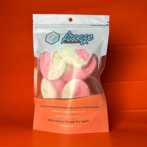 BUBs Watermelon Foam 5 Pieces - Freeze Dried Sweets | Vegan Vegetarian Gluten and Dairy Free