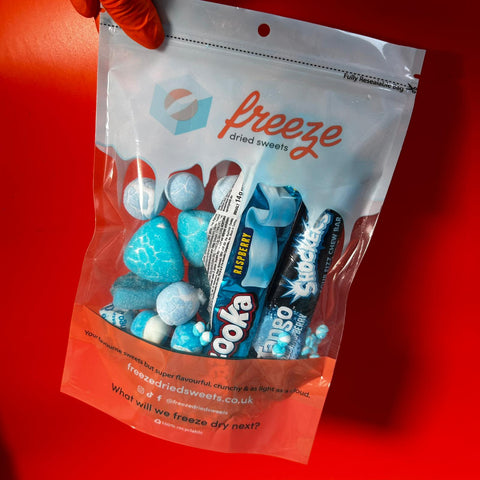 Blue Mix Approximately 125g - Freeze Dried Sweets