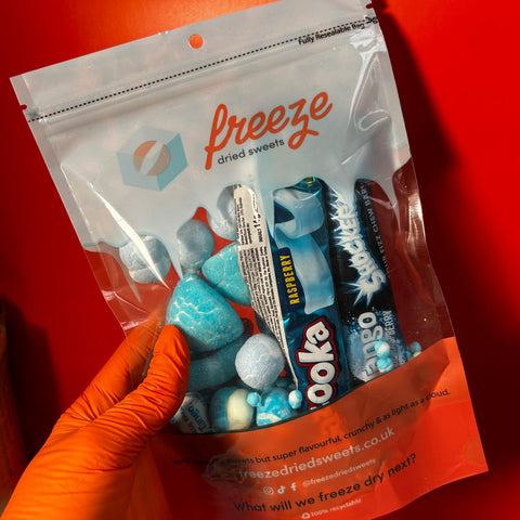 Blue Mix Approximately 125g - Freeze Dried Sweets