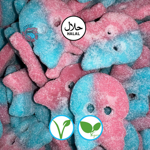 Just BUBs Dizzy Bubblegum Skulls