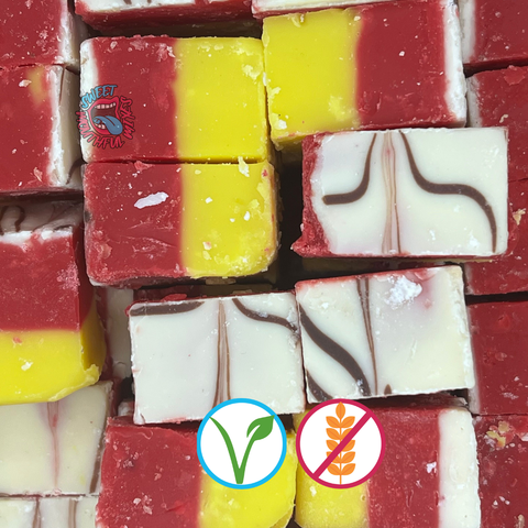 Just Cherry Bakewell Fudge