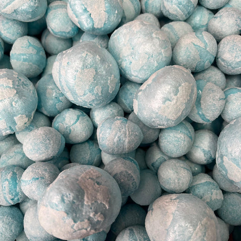 Dr. Sour Powder Balls Sour Blueberry 50g - Freeze Dried Sweets - Vegetarian & Halal, Gluten-Free