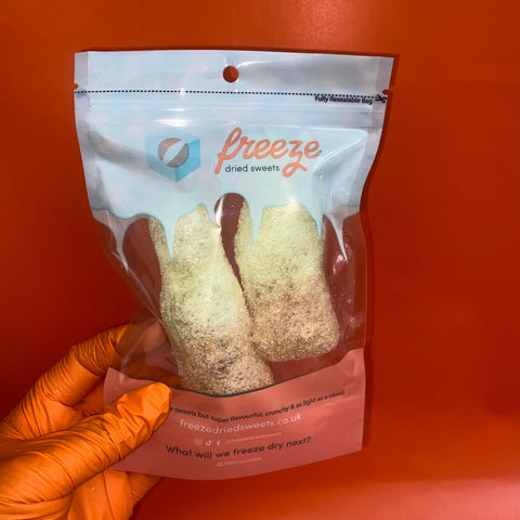 Fizzy Lime Cola Bottles 1 Piece - Freeze Dried Sweets