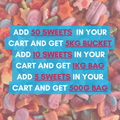 Create Your Own Jelly Filled Mix Sweets | Choose from 500g (5 sweets), 1kg (10 sweets), or 5kg (50 sweets) | Minimum of 5 Selections at 100g Each | All Items Added to Your Basket Will Be Bagged in a Colourful Resealable Pouch or 5kg Bucket