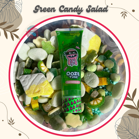Green Candy Salad with FREE SOUR GEL