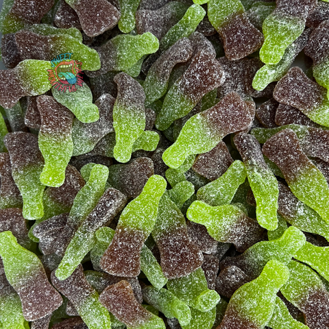 Just Green Cola Bottles