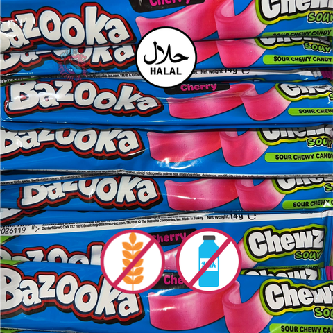 Bazooka Sour Cherry Chew Bar