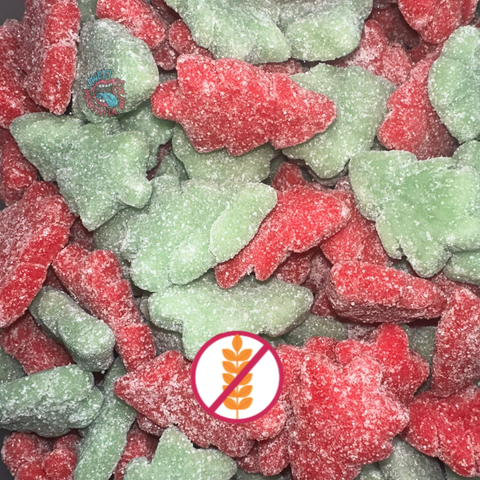Fizzy Christmas Trees (Apple and Strawberry)