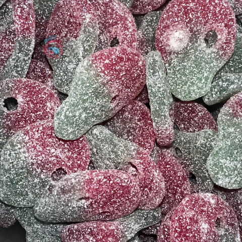 Fizzy Watermelon Sour Skull