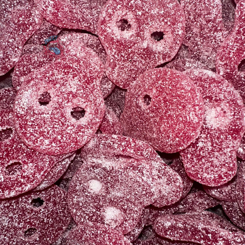 Fizzy Red Sour Skulls