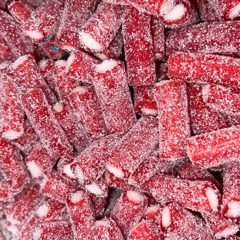 Sour Strawberry Pencil Bites