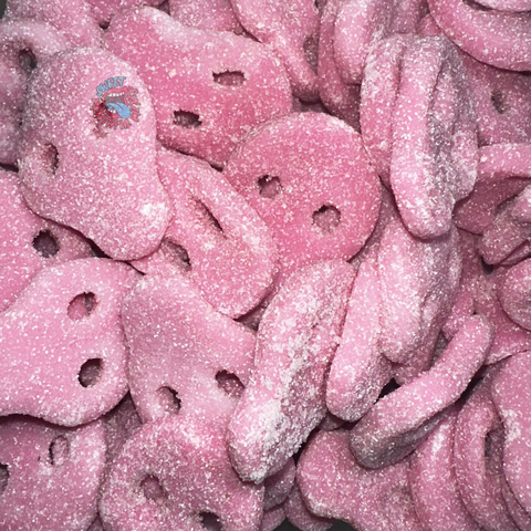 Fizzy Pink Sour Skull