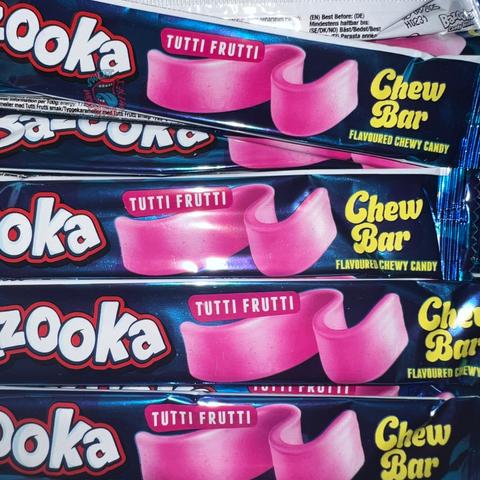 Bazooka Tutti Frutti Chew Bar BB: July 2025