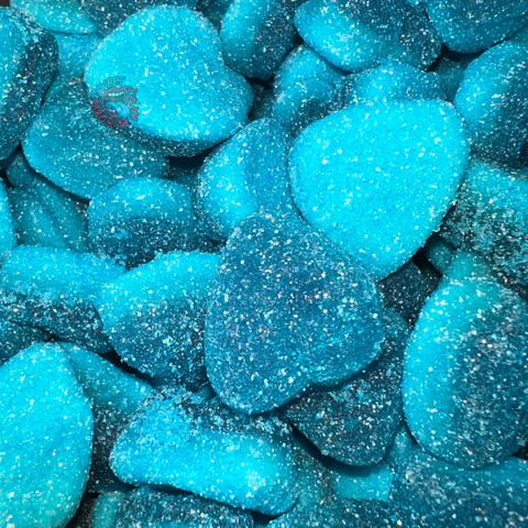 Sour Raspberry Filled Hearts
