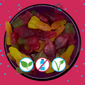 Create Your Own Veggie Mix Sweets | Choose from 500g (5 sweets), 1kg (10 sweets), or 5kg (50 sweets) | Minimum of 5 Selections at 100g Each | All Items Added to Your Basket Will Be Bagged in a Colourful Resealable Pouch or 5kg Bucket