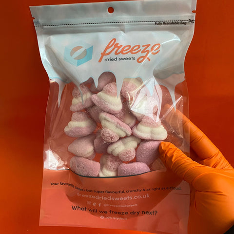 Triple Hearts 10 Pieces - skittles clear candy