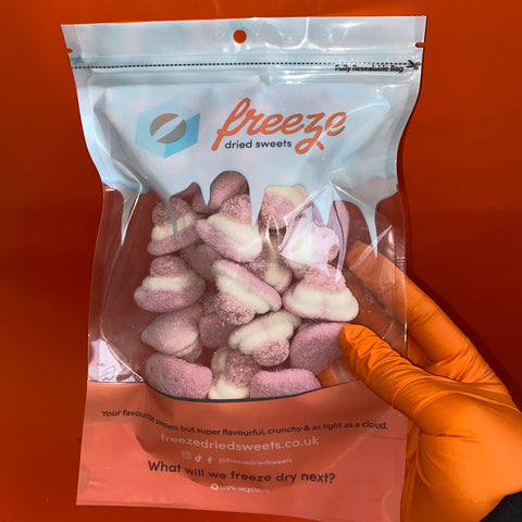 Triple Hearts 10 Pieces  - freeze dried candy uk