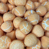 Orange Paint Balls 4 Pieces - Freeze Dried Sweets