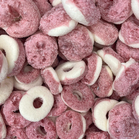 Watermelon Rings 50g - Freeze Dried Sweets - Halal