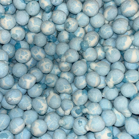 Chewits Blue Raspberry Juicy Bites (Jelly filled Bon Bons) 50g - Freeze Dried Sweets - Vegetarian, Halal, Vegan, Gluten & Dairy Free