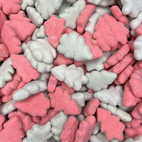 Fizzy Red and Green Christmas Trees 5 Pieces - Freeze Dried Sweets | Gluten Free and Dairy Free