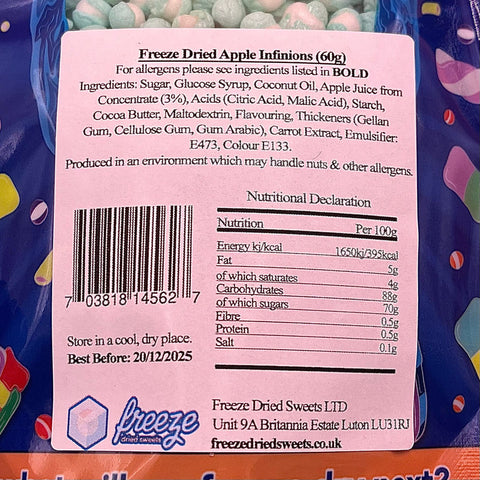 Apple Millions 60g - Freeze Dried Sweets