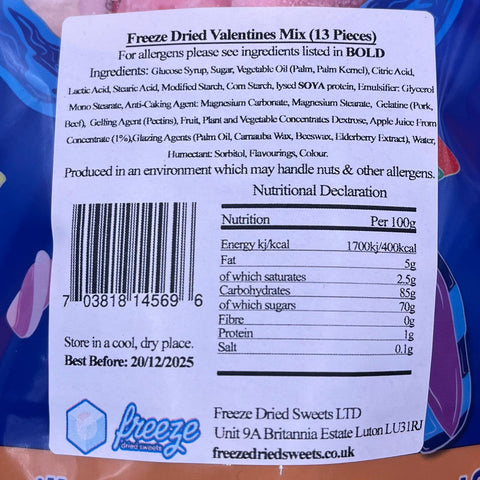 Valentines Treats Mix - Freeze Dried Sweets