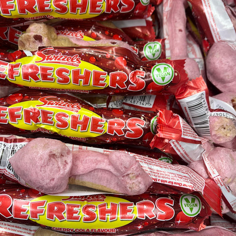 Refreshers Cherry Cola Chew Bar 3x - Freeze Dried Sweets - Vegan, Vegetarian & Halal