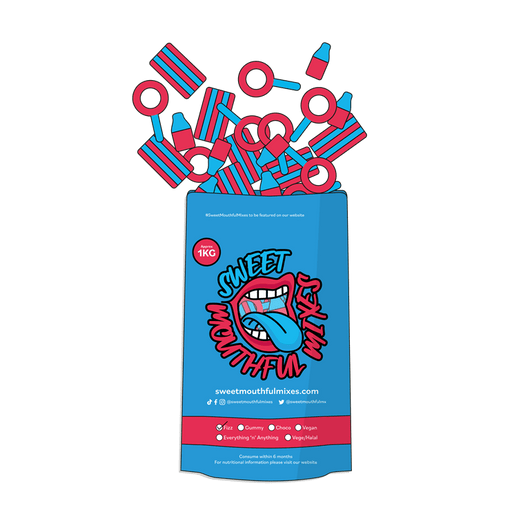 Tango Sour Shockers Blue Raspberry Chew Bars x3 - Freeze Dried Sweets–  Sweet Mouthful Mixes