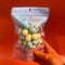 Chewits Xtreme Apple & Lemon Sour Bites (Jelly filled Bon Bons) 50g - Freeze Dried Sweets - Vegetarian, Halal, Vegan, Gluten & Dairy Free