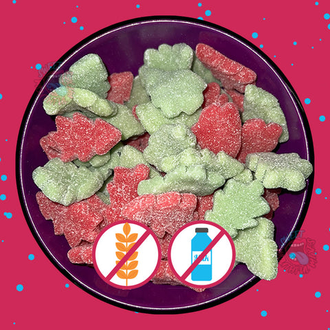 Fizzy Christmas Trees (Apple and Strawberry)