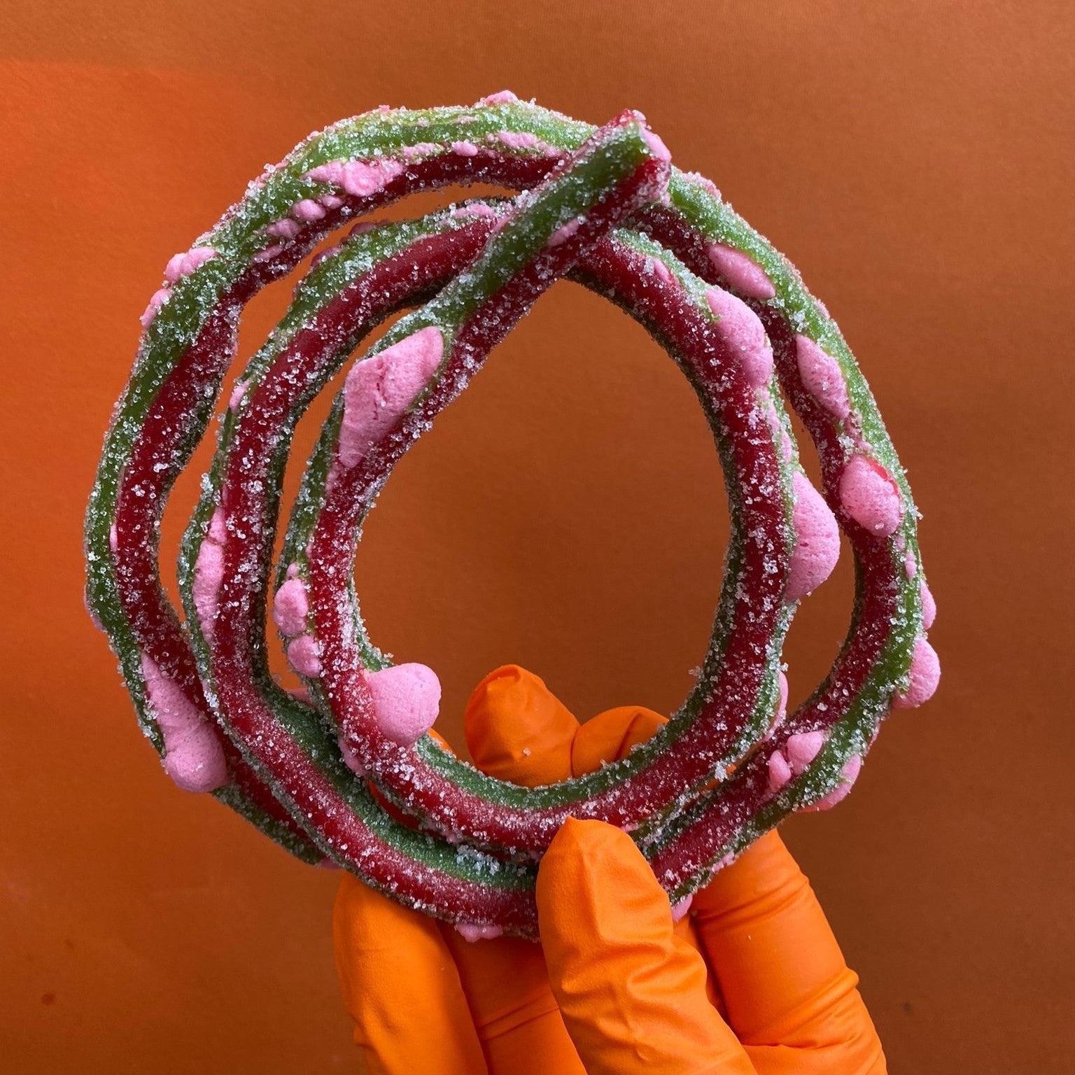 Giant Watermelon Rope 1 Piece - Freeze Dried Sweets– Sweet Mouthful Mixes