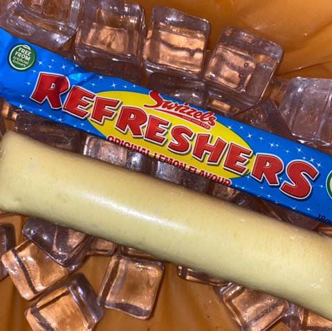 Refreshers Original Lemon Chew Bar x3 - Freeze Dried Sweets - Vegan, Vegetarian & Halal